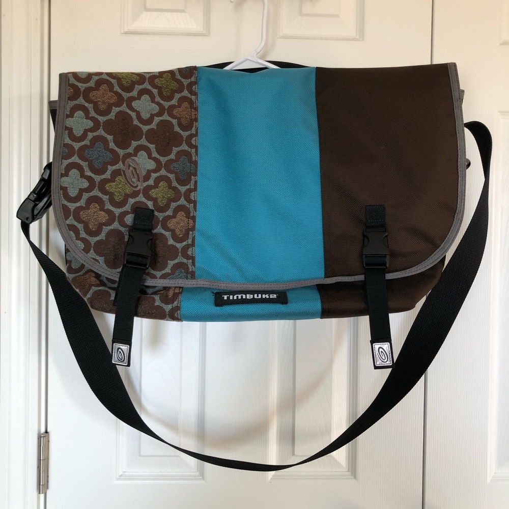 Timbuk2 Large Floral Messenger Bag Work Travel Big